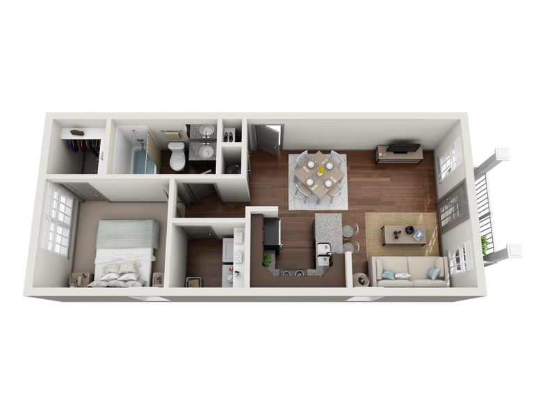 Interior Photo - Flats at 146 | Specials Available