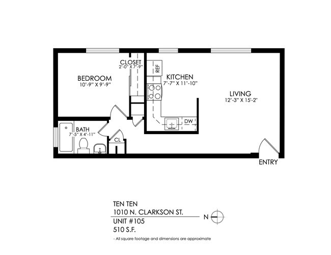 Floorplan - Ten Ten Clarkson