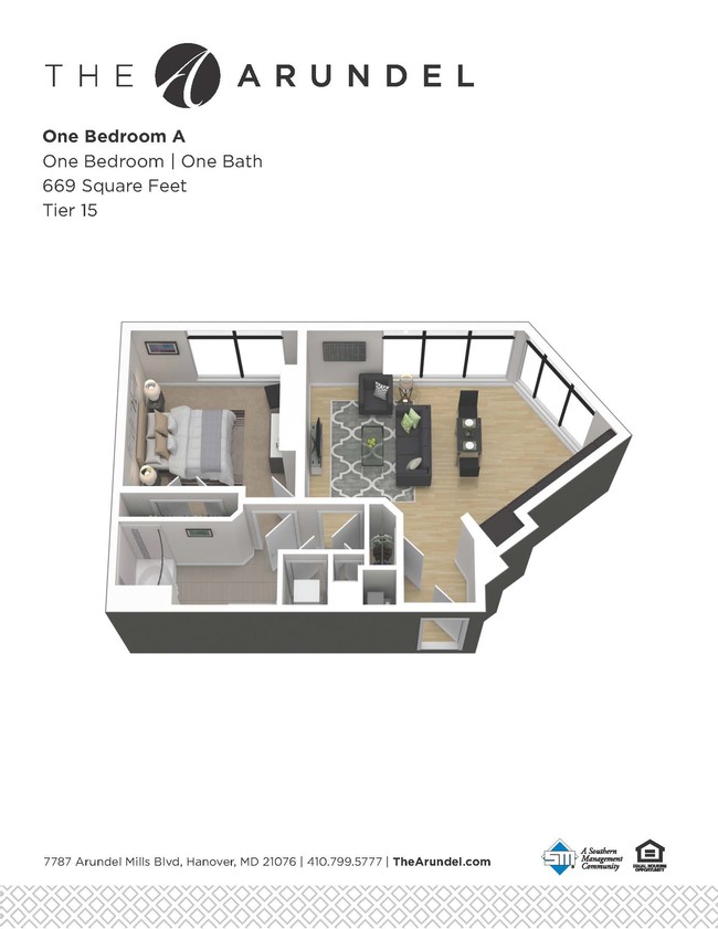 Floorplan - The Residences at Arundel Preserve