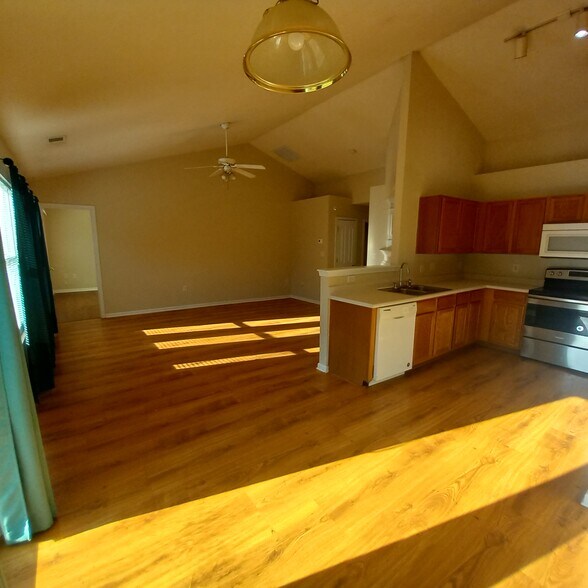 View from dining of open plan - 1031 Rocky Meadows Ln