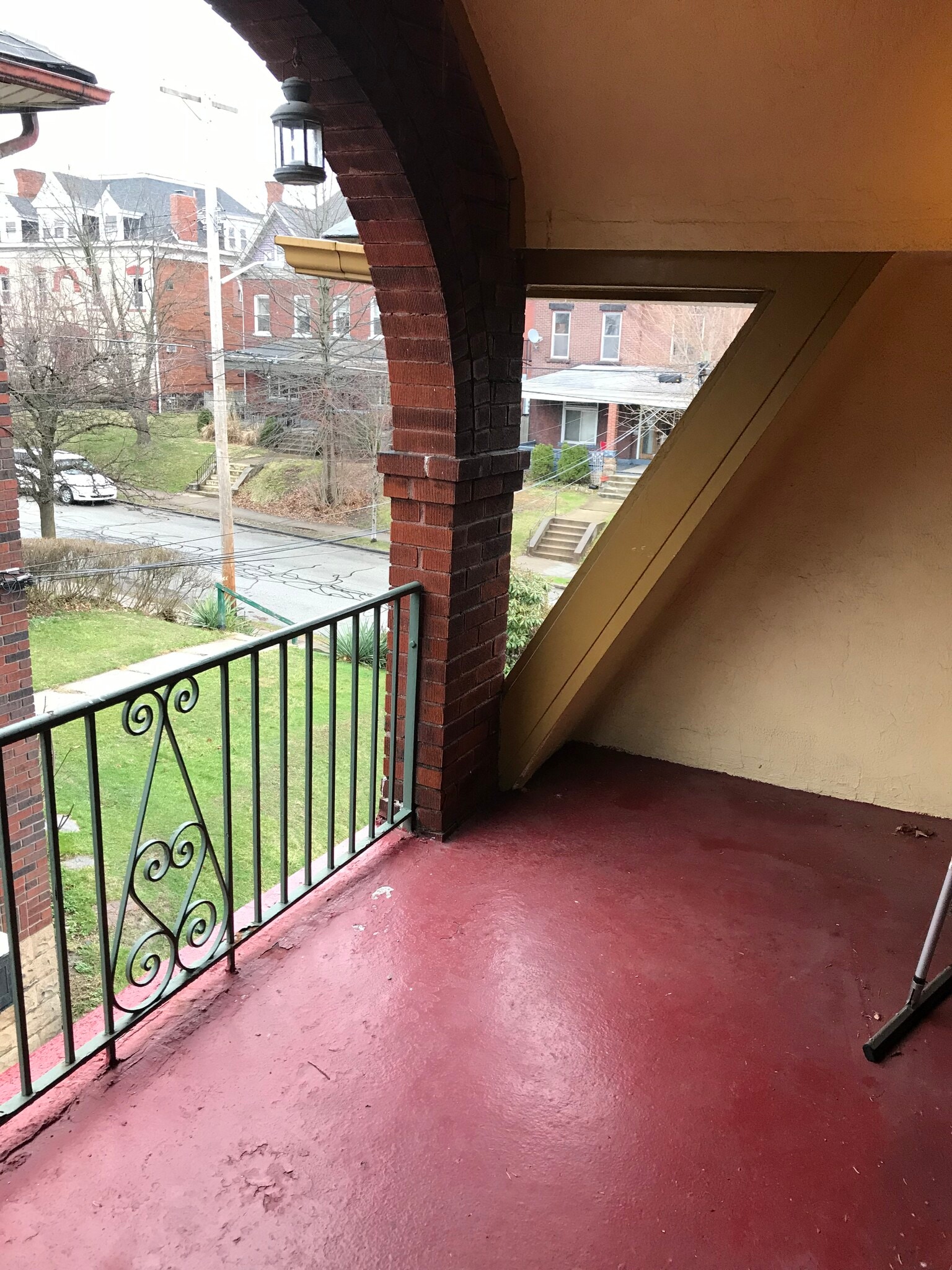Private Veranda. Room for a few chairs and table - 330 S Aiken Ave