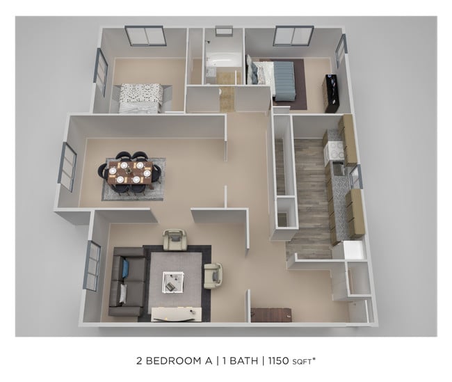 Floorplan - South Street Apartment Homes