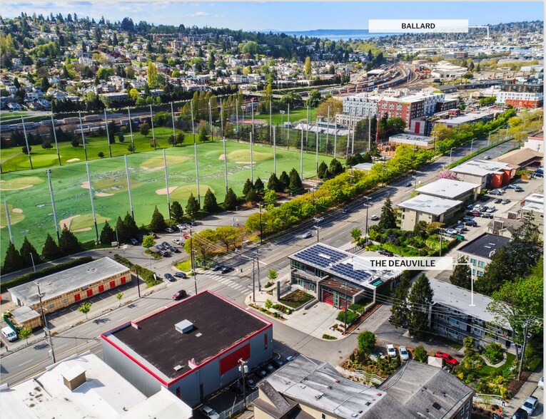 Aerial view toward the northwest - 2801 14th Ave W