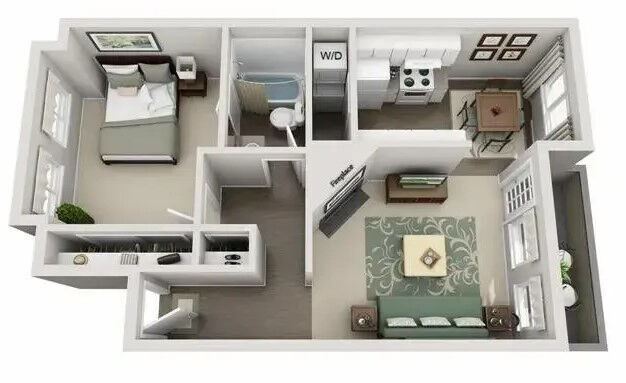 Floorplan - Township Apartments