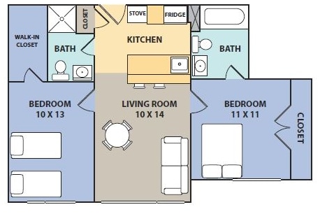 2BR/2BA - 397 Post Road Apartments