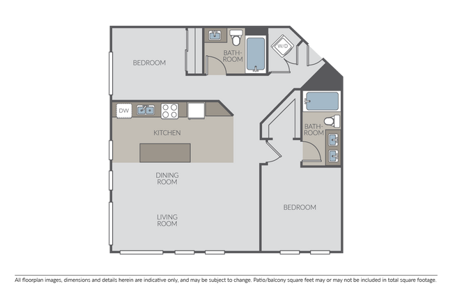 2 Bed 2 Bath G - Silver