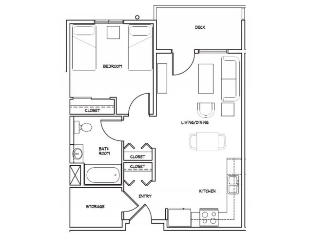 1BR/1BA - Miracles Club MLK