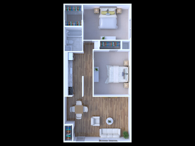 Floorplan - Franklin Square Apartments