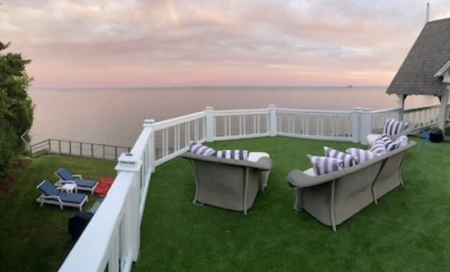 view from upstairs terrace - 58 Linden Ave