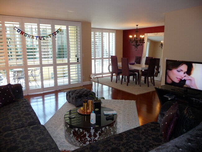 Living room and dining room - 11970 Montana Ave
