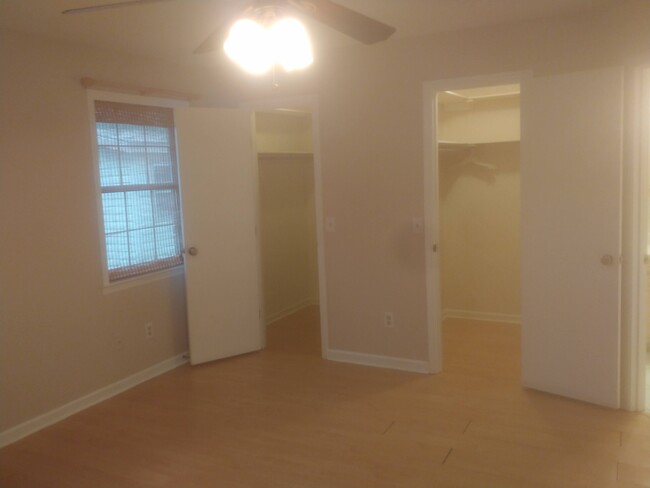 Master bedroom closets - 637 Windhaven Dr