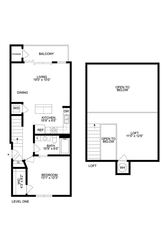 Floorplan - Lake Vista Apartments