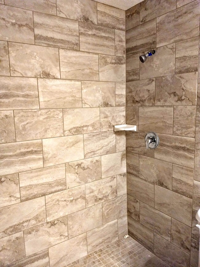 Main bedroom walk-in shower - 9356 N Peachtree Way