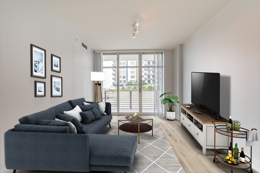 Living room virtual staging - 1120 E Kennedy Blvd