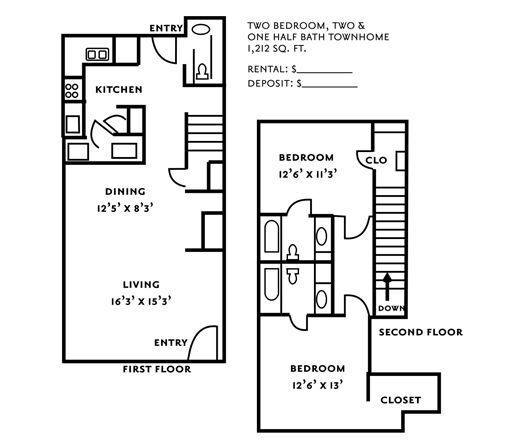 Floorplan - 7979 Westheimer Apartments