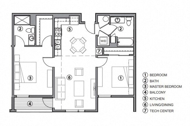 Floorplan - Residences on Farmer