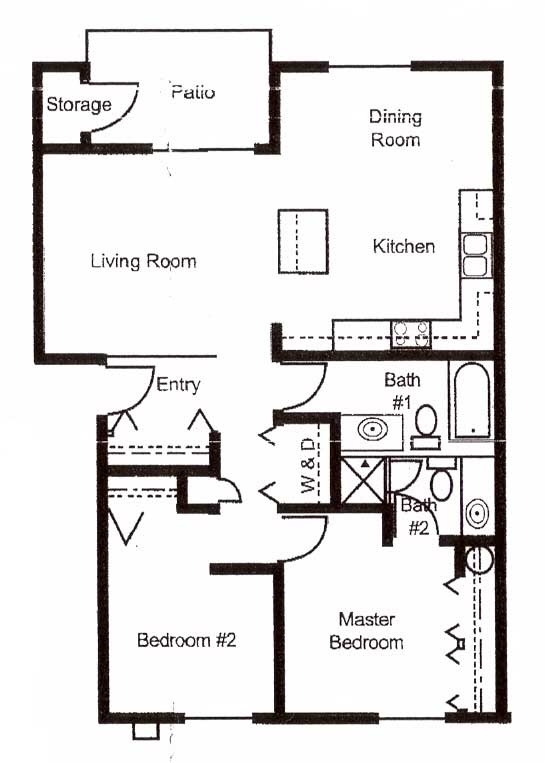 Floorplan - Chelsey Lane Apartments