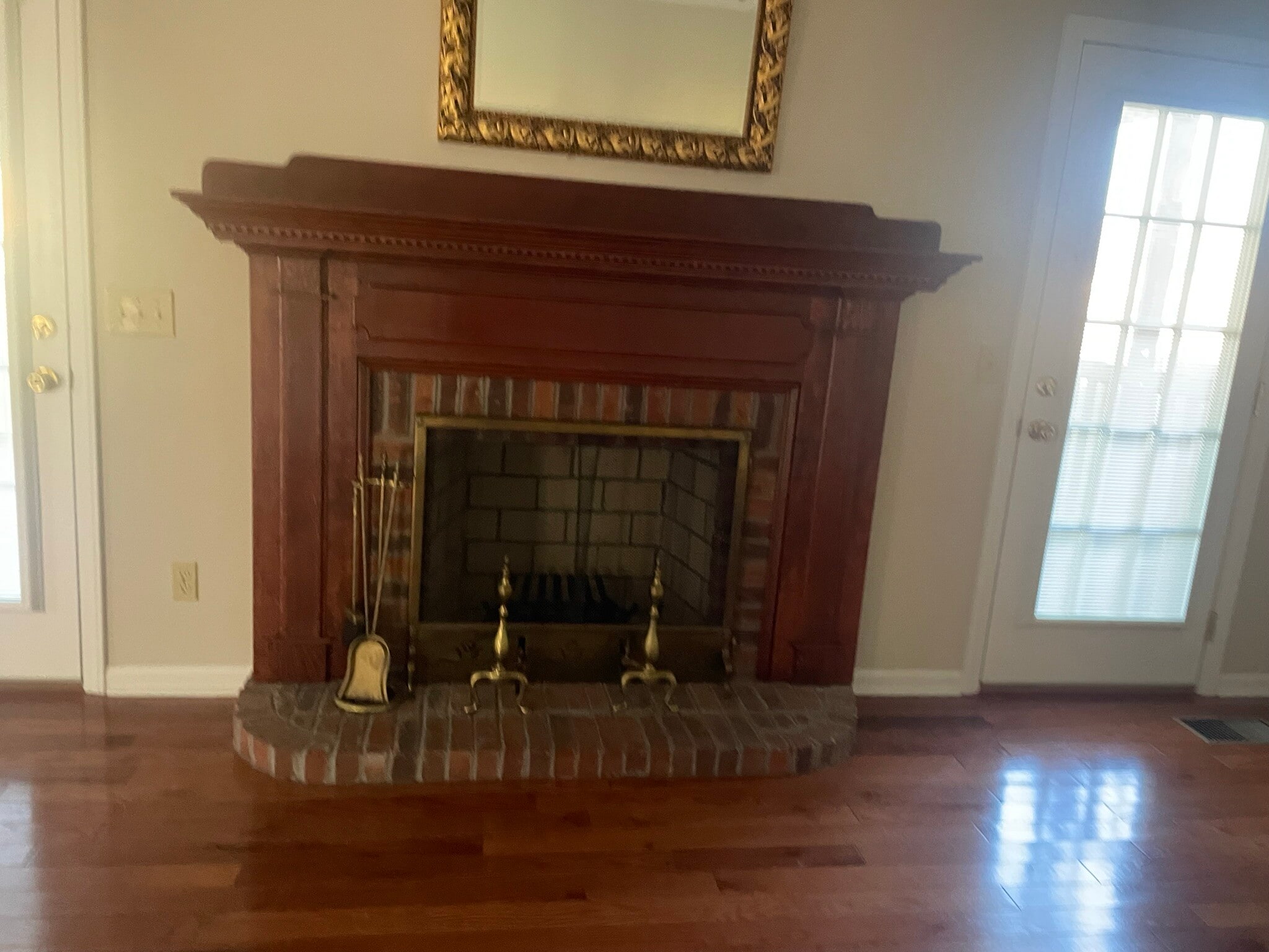 Fireplace in living room - 215 Apple Rdg