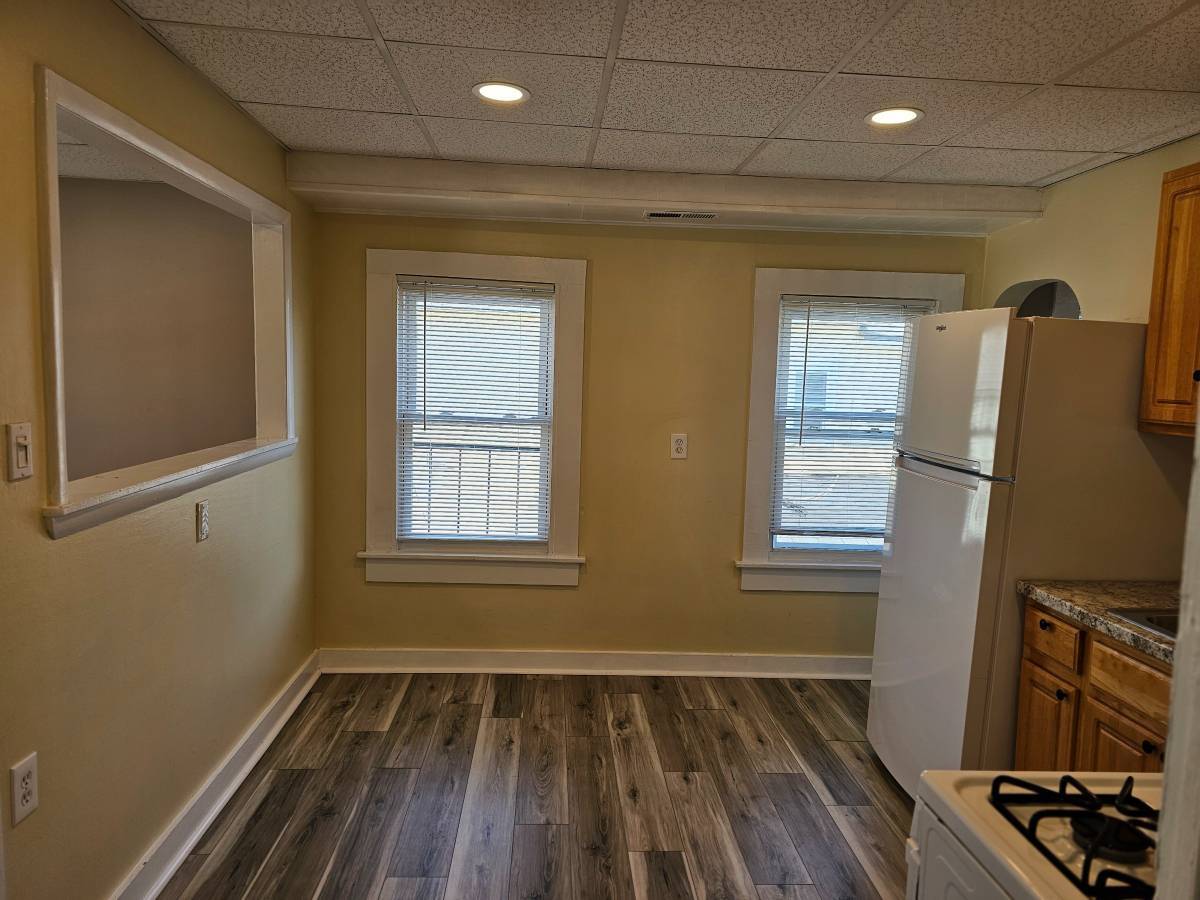 Bright kitchen from entrance - 15 Brook St