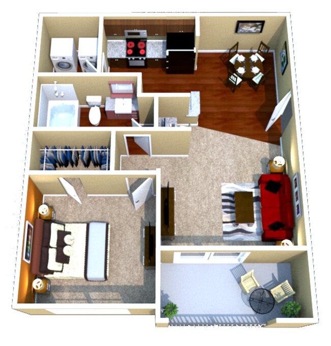 Floorplan - The Aidan Apartments