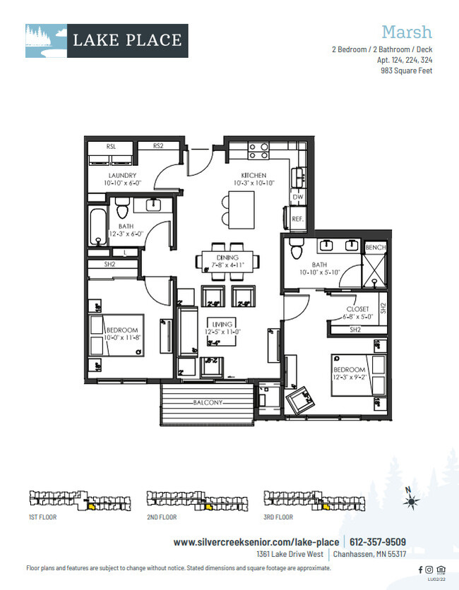 Floorplan - Lake Place 55+ Active Adult