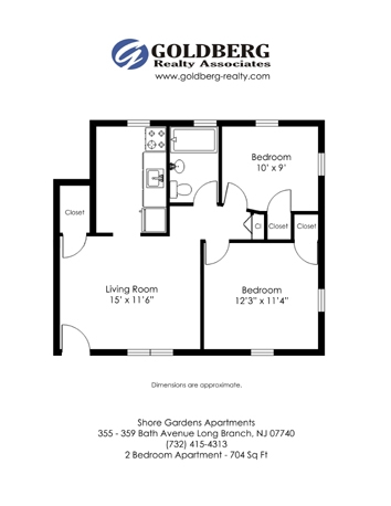 2BR/2BA - Shore Gardens Apartments