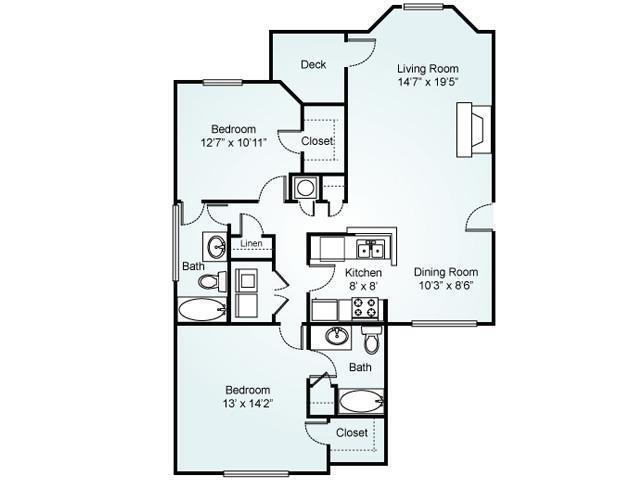 Floorplan - Chace Lake Villas