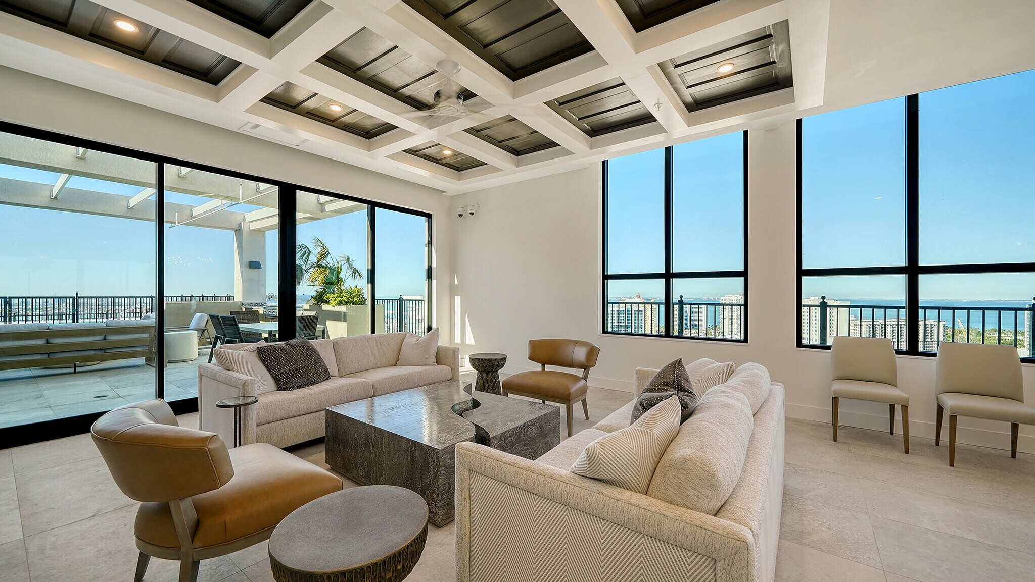 Rooftop Living area - 33 S Palm Ave
