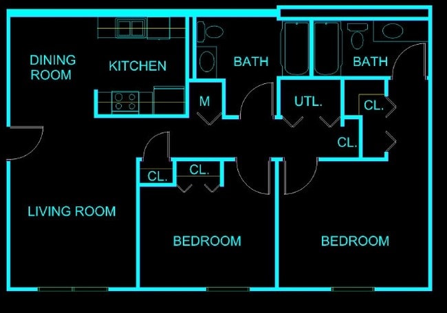 Floorplan - Cottonwood Estates Apartments