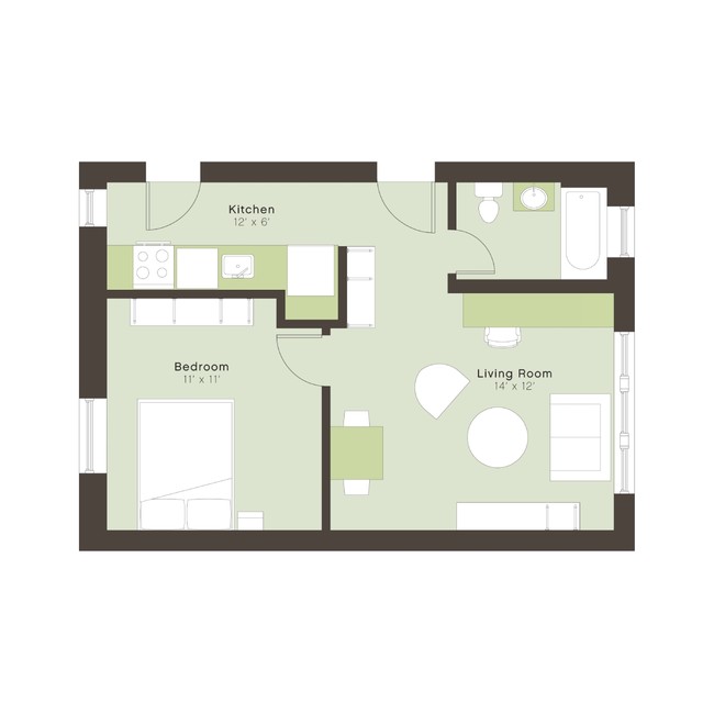 Floorplan - 5300 S. Drexel Avenue