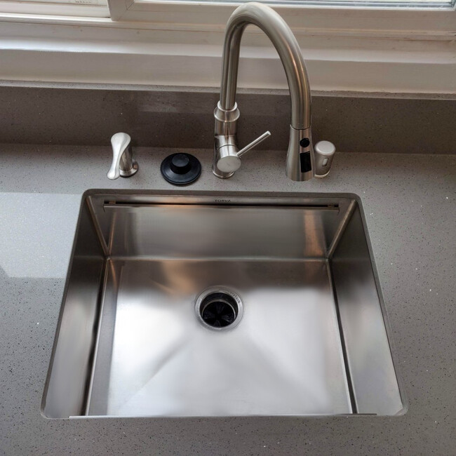 Deep Stainless Steel Sink - 1828 S Curson Ave