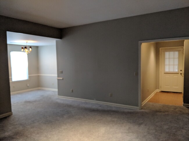 View of entry and dining room from living room - 3106 Anderson Pike