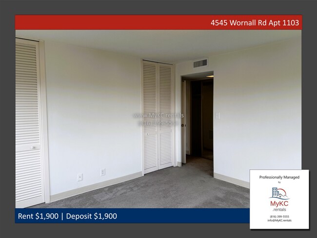 Building Photo - Upscale 2-Bedroom Corner Condo at Parkway Towers — Steps from the Plaza