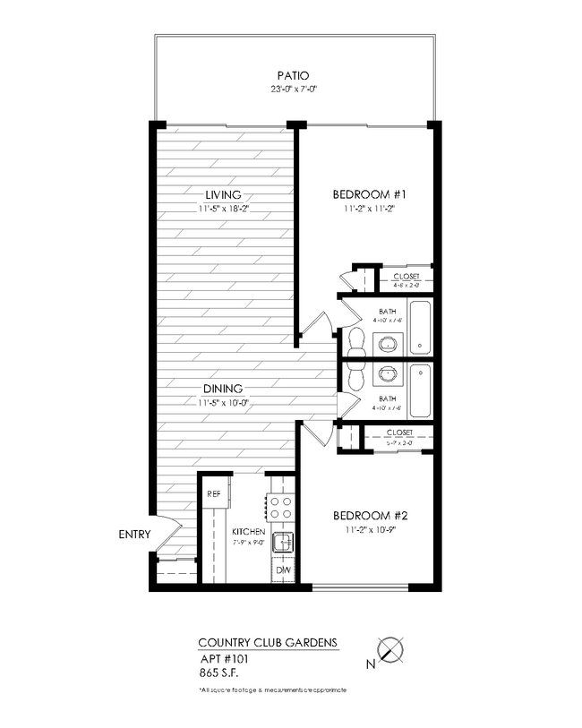 Floorplan - Country Club Gardens