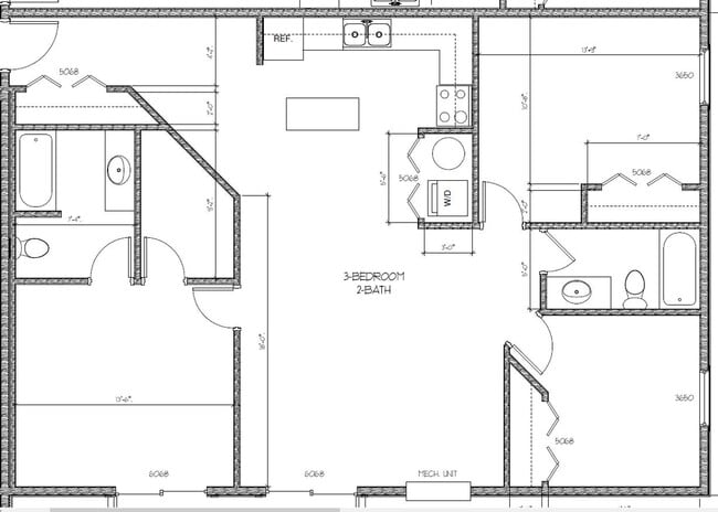 Floorplan - The Overlook Apartments