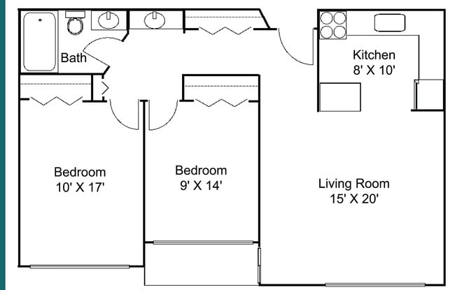 Floorplan - Hillsborough Apartments