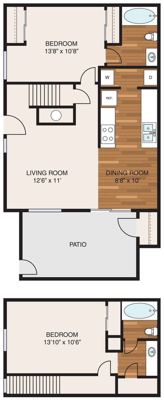 Floorplan - Rosemeade Townhomes