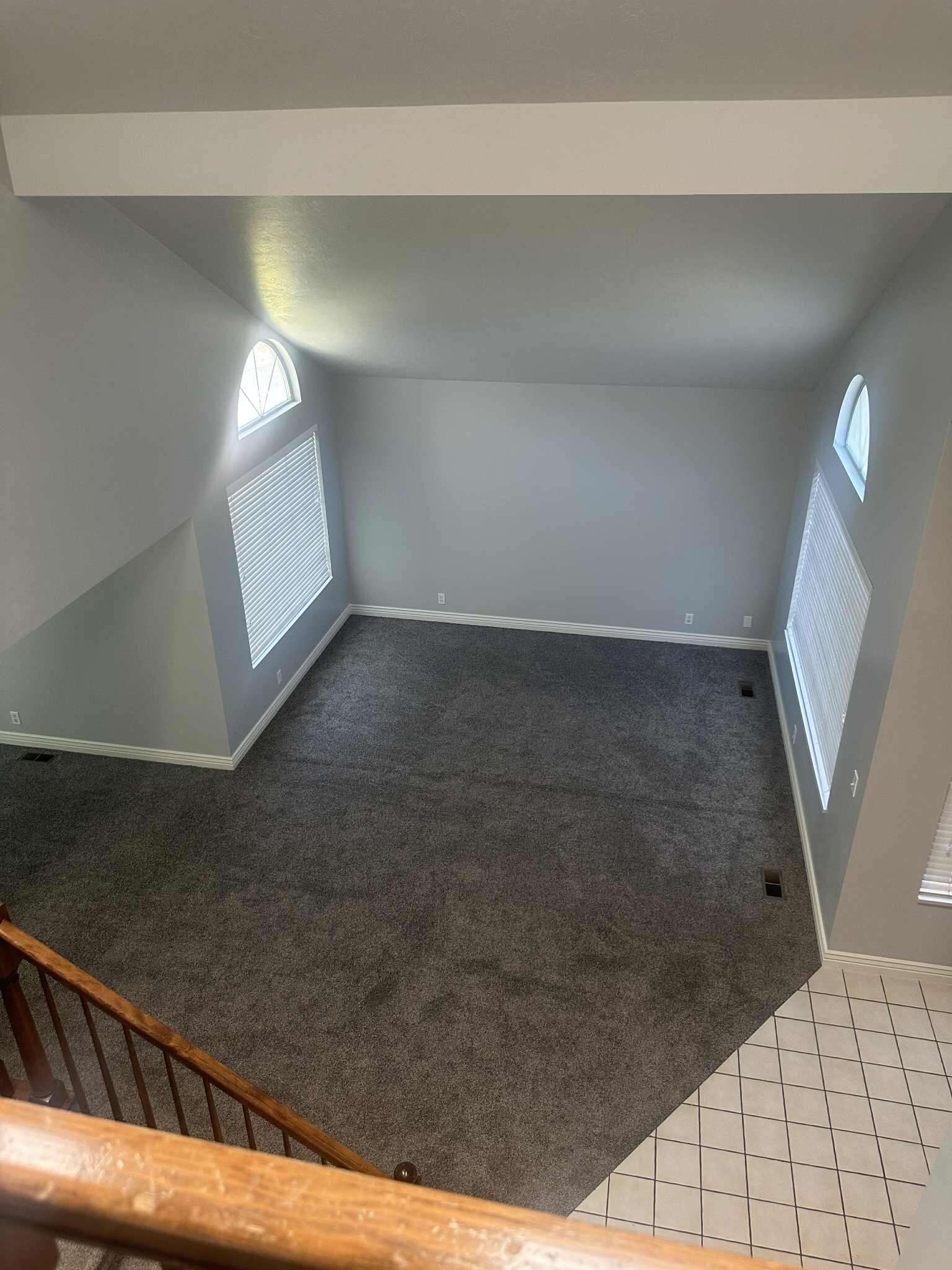 Living room view from upstairs - 9228 S Stone Point Pl