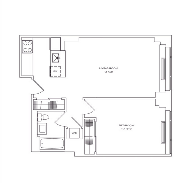 Floor plan - 150 W End Ave