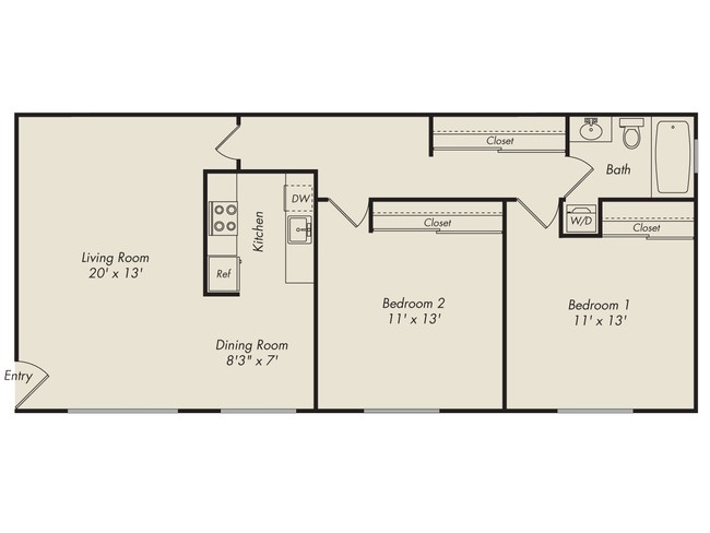 Floorplan - eaves Creekside