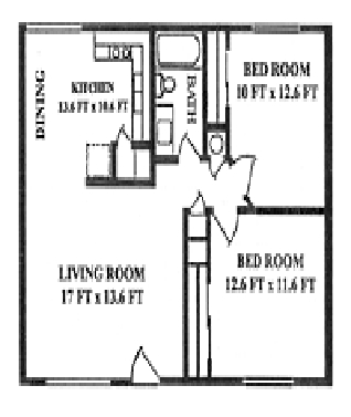 H Plan - Barcelona Apartments