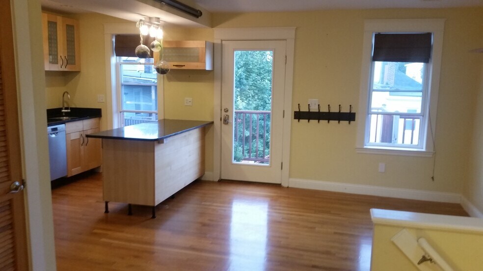 Front Room, Looking out to Deck - 341 Hurley St #3