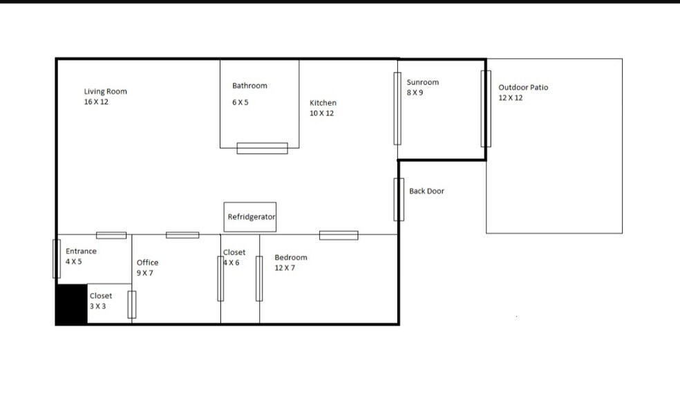Floor plan - 1943 W Oakdale Ave