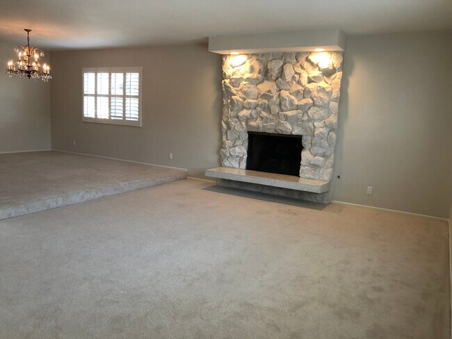 Living room with Fireplace - 14687 Deervale Pl