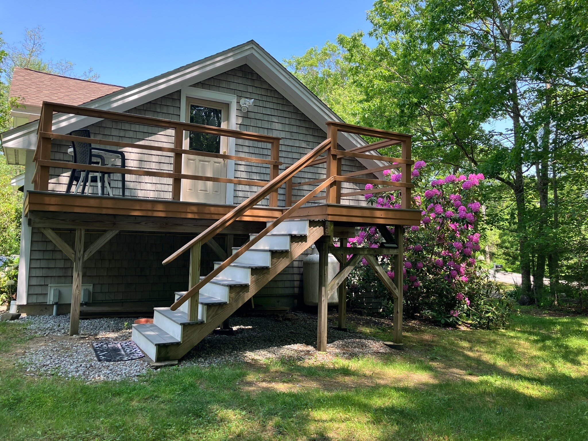 Entrance & Deck - 183 Back Meadow Rd