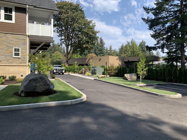 Driveway to resident garages - 16500 Boones Ferry Rd