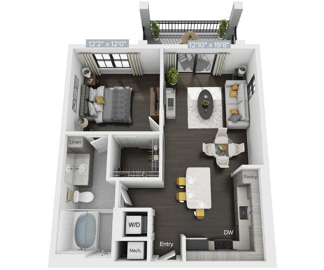 Floorplan - Avalon 850 Boca