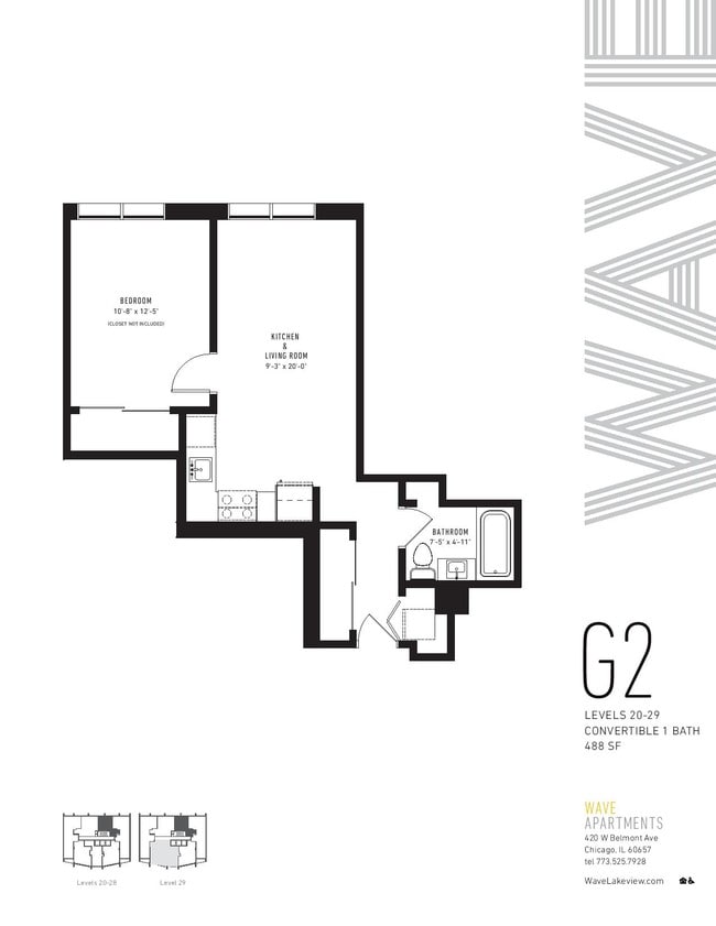 Floorplan - Wave Lakeview