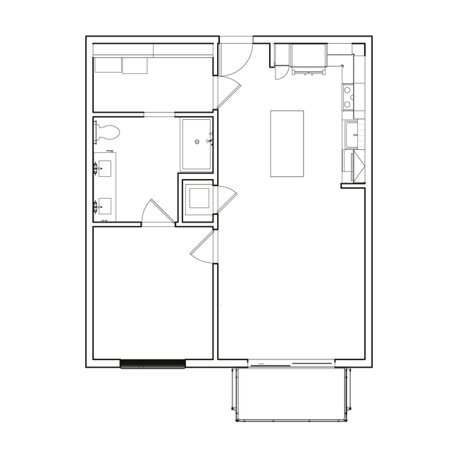 FloorPlan-UNITA3ADA_noLabel - The Wade