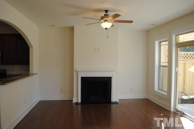 Open living and dining room - 2908 New Hill Park Rd